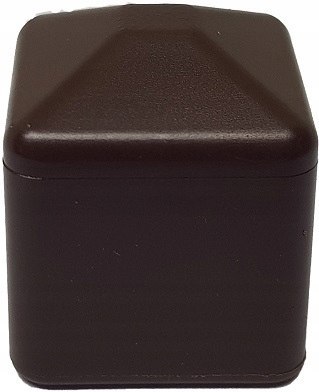 Nasadka zewnętrzna kwadratowa 30x30 5szt brązowa