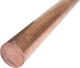 Pręt wałek miedziany miedź fi 12 długość 100cm