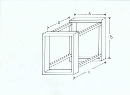 Stolik pod telewizor 150cm x 40cm x 60cm LOFT-DĄB