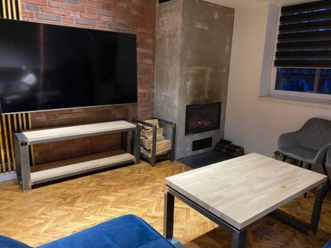 Stolik pod telewizor 150cm x 40cm x 60cm LOFT-DĄB