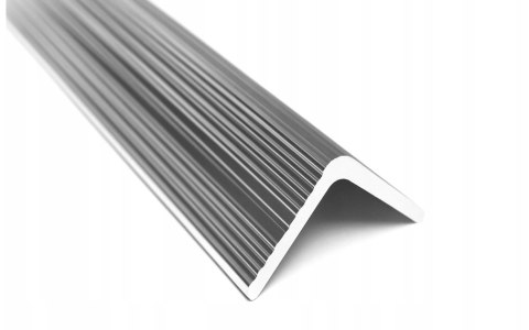 Kątownik aluminiowy ryflowany 20x20x2,5 - 100 cm