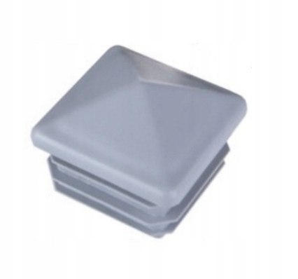 Zaślepka profila koperta 40x40 mm szara 5szt.