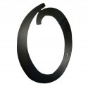 Ozdoba prezent cyfra 0 ze stali 19x13cm