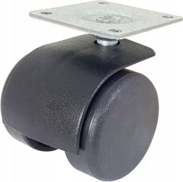 Zestaw kołowy meblowy skrętny 40mm (42x42)