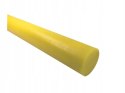 Pręt poliamid wałek fi 125x500mm PA6-G żółty