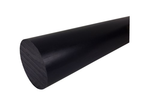 Pręt poliamid wałek fi 220x500mm PA6+MoS2 czarny