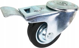 Zestaw kołowy skrętny z hamulcem 125mm nośność 100