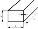 Profil stalowy zamknięty 35x25x2 długość 1500mm