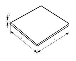 Blacha stalowa formatka g/w 2x300x300 mm