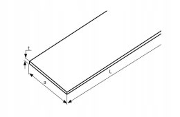 Płaskownik nierdzewny sur 35x25 AISI 304 4000mm