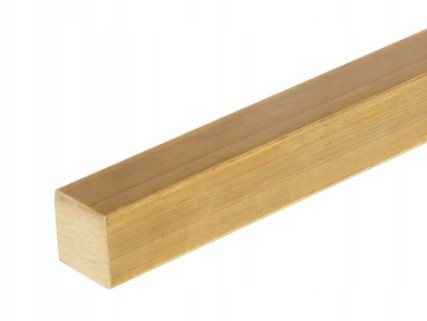 Pręt kwadratowy z mosiądzu 60x60 gat. CW614N długość 50mm (5cm)