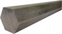 Pręt 6-kątny nierdzewny S50 mm dł.3000mm AISI 303