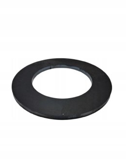 Blacha stalowa formatka koło 130x6 mm z otworem centralnym fi 80 mm