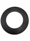 Blacha stalowa formatka koło 130x6 mm z otworem centralnym fi 80 mm