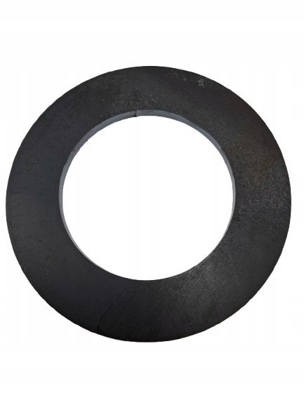 Blacha stalowa formatka koło 130x6 mm z otworem centralnym fi 80 mm