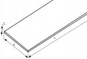 Płaskownik stalowy 120x12 gorącowalcowany 1000mm