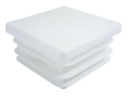 Zaślepka profila biała 90x90 mm kwadrat 100szt.