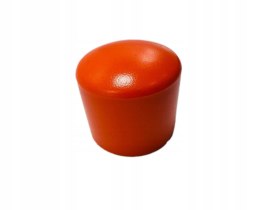 Zaślepka zewnętrzna okrągła pomarańczowa fi 25 100szt.