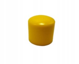 Zaślepka zewnętrzna okrągła żółta fi 25 5szt.