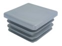 Zaślepka profila szara 100x100 mm kwadrat 5szt.