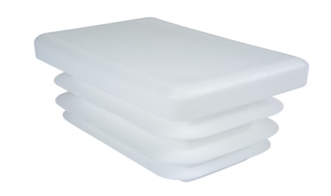 Zaślepka profila biała 50x70mm prostokąt 100szt.