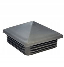 Zaślepka profila koperta 100x100 mm szara 5szt.