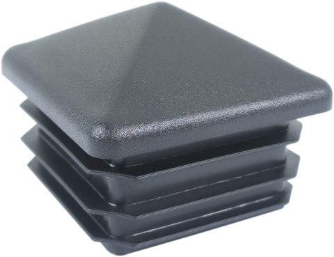 Zaślepka profila koperta 20x20 mm czarna kwadrat 100szt.