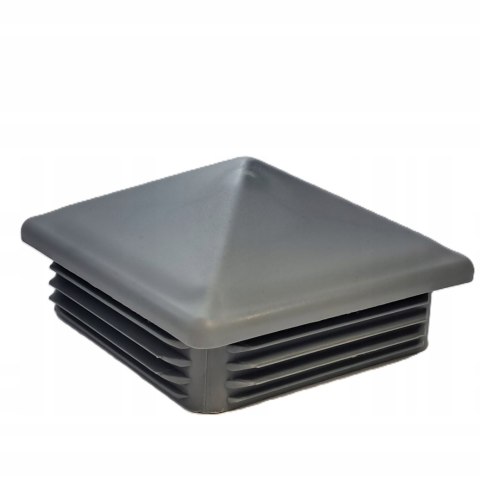 Zaślepka profila koperta 80x80 mm szara 5szt.
