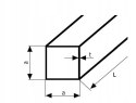 Profil stalowy zamknięty 80x80x8 dł.500mm